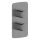 KFA Armatura 5759-001-61 - Thermostatische inbouw-douchekraan MALAGA metallicgrijs