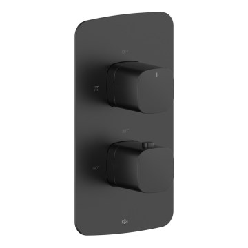 KFA Armatura 5759-001-81 - Thermostatische douchesmengkraan voor inbouw MALAGA zwart