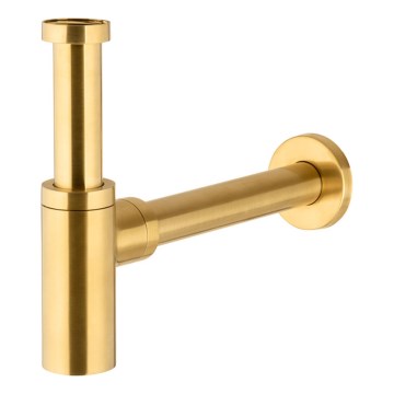 KFA Armatura 600-003-31 - Ronde gootsteensifon messing/Grond goud
