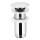 KFA Armatura 660-253-00 - Afvoerputje zonder overloop CLICK-CLACK diameter 6,6 cm glanzend chroom