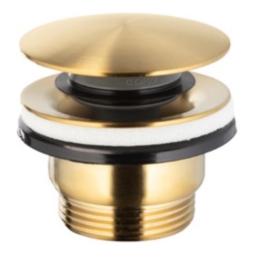 KFA Armatura 660-320-31 - Wastafel afva CLICK-CLACK diameter 6,6 cm roestvrij/Grond goud