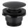 KFA Armatura 660-320-81 - Wastafel afva CLICK-CLACK diameter 6,6 cm roestvrij/mat zwart