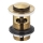 KFA Armatura 660-354-31 - Wastafel afval met overloop CLICK-CLACK diameter 6,2 cm messing/Grond goud