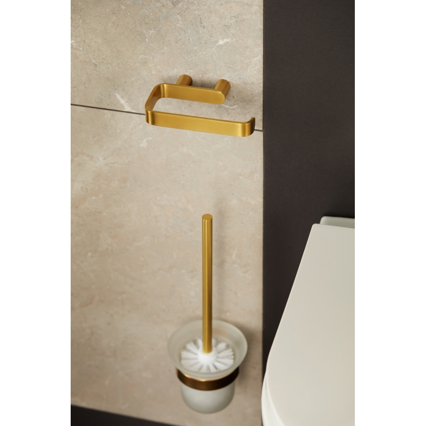 KFA Armatura 864-022-31 - Toiletpapierhouder roestvrij/Grond goud