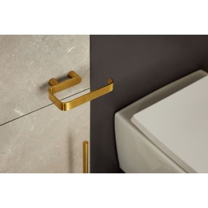 KFA Armatura 864-022-31 - Toiletpapierhouder roestvrij/Grond goud