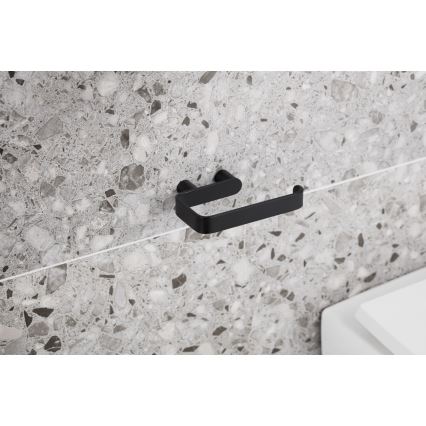 KFA Armatura 864-022-81 - Toiletpapierhouder roestvrij/mat zwart
