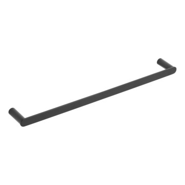 KFA Armatura 864-026-81 - Handdoekhouder voor aan de muur 47 cm roestvrij/mat zwart