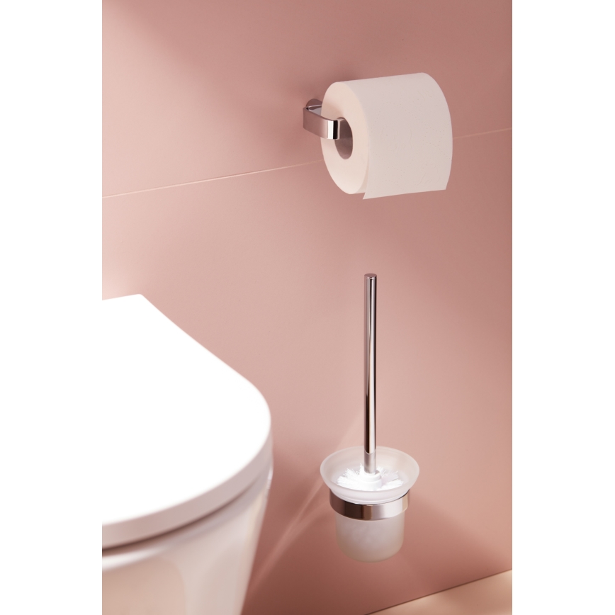 KFA Armatura 864-031-00 - Wandgemonteerde toiletborstel glanzend chroom