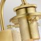 Kichler -  Badkamer wandlamp BRAELYN 1xE27/40W/230V IP44 gouden