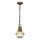 Kichler - Buitenhanglamp aan ketting BRIDGE POINT 1xE27/60W/230V IP44 bronskleurig