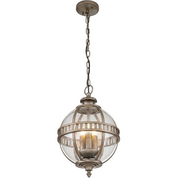 Kichler - Buitenhanglamp aan ketting HALLERON 3xE14/40W/230V IP44