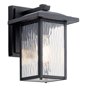 Kichler - Buitenwandlamp CAPPANNA S 1xE27/60W/230V IP44 zwart
