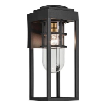 Kichler - Buitenwandlamp HONE M 1xE27/60W/230V IP44 zwart