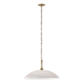 Kichler - Hanglamp aan een ketting DELAROSA 1xE27/60W/230V wit/messing