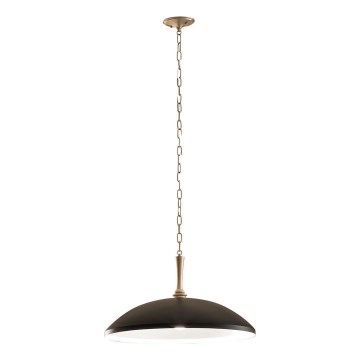 Kichler - Hanglamp aan een ketting DELAROSA 1xE27/60W/230V zwart/messing
