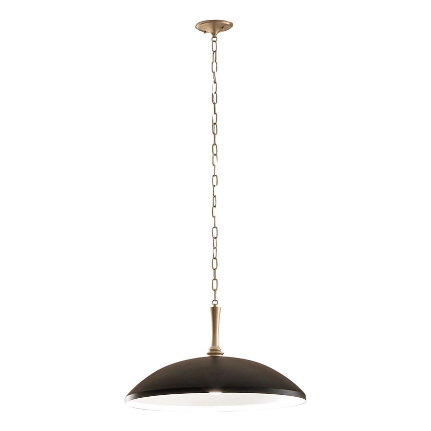 Kichler - Hanglamp aan een ketting DELAROSA 1xE27/60W/230V zwart/messing