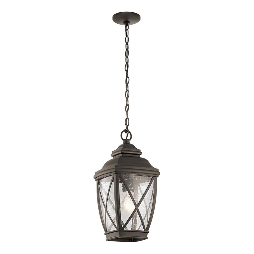 Kichler - Hanglamp aan een ketting voor buiten TANGIER 1xE27/60W/230V IP44