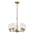 Kichler - Hanglamp aan een ketting WINSLOW 5xE27/60W/230V diameter 50,2 cm messing