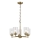 Kichler - Hanglamp aan een ketting WINSLOW 5xE27/60W/230V diameter 50,2 cm messing