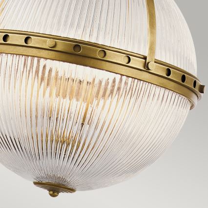 Kichler - Hanglamp aan een koord ASTER 3xE14/60W/230V goud