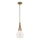 Kichler - Hanglamp met vaste pendel DEELA 1xE27/60W/230V diameter 17,8 cm messing