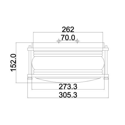 Kichler - Buitenlamp ASHLANDBAY 1xE27/60W/230V IP44 brons