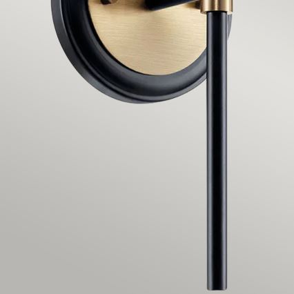 Kichler - LED badkamerwandlamp BENNO 2xG9/3W/230V goud IP44