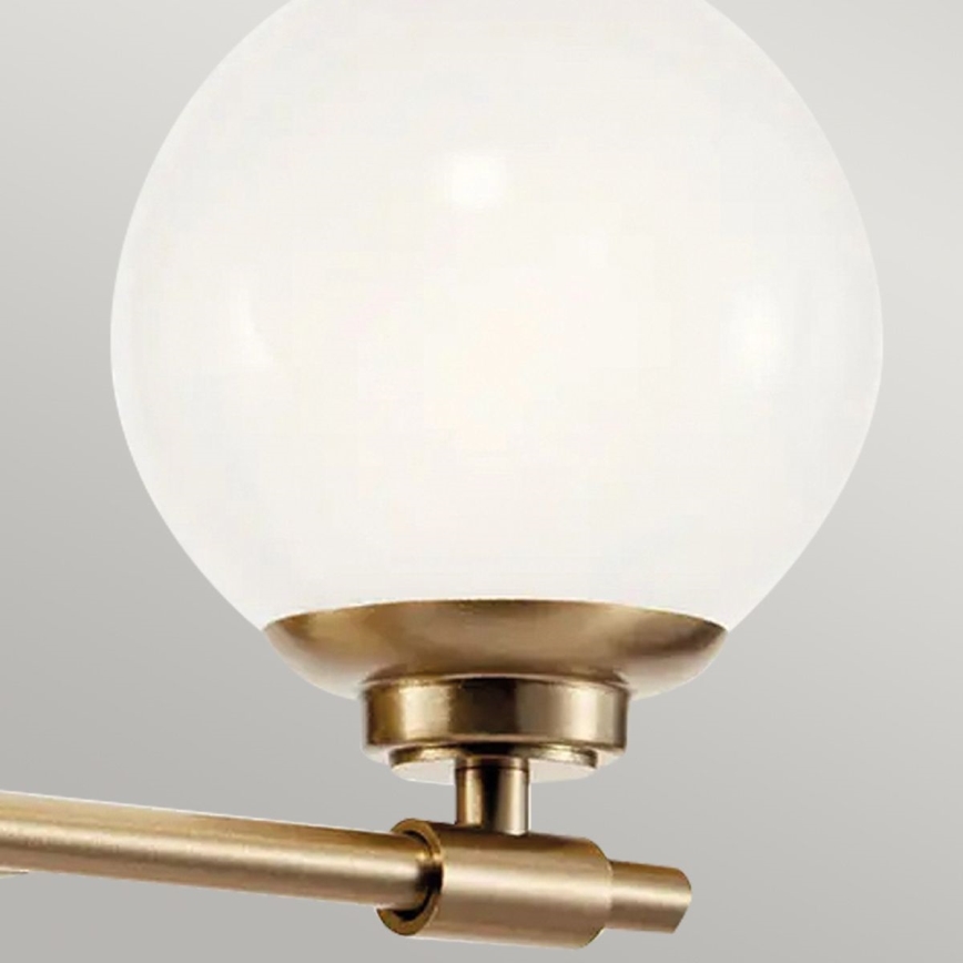 Kichler - LED Badkamer wandlamp BENNO 2xG9/3W/230V IP44 messing