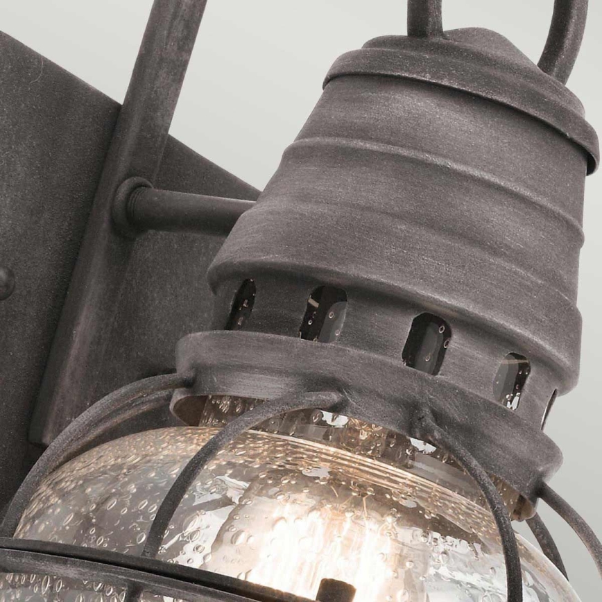 Kichler - Buitenwandlamp BRIDGE POINT 1xE27/60W/230V IP44 bronskleurig