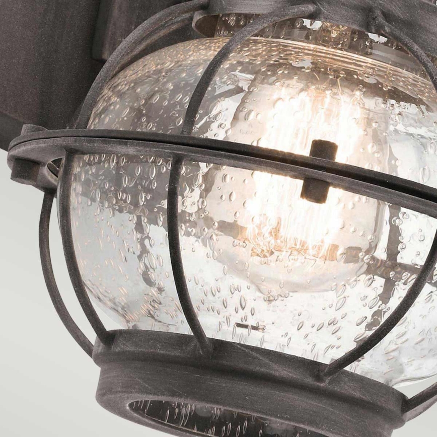 Kichler - Buitenwandlamp BRIDGE POINT 1xE27/60W/230V IP44 bronskleurig