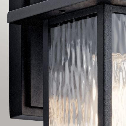 Kichler - Buitenwandlamp CAPPANNA S 1xE27/60W/230V IP44 zwart