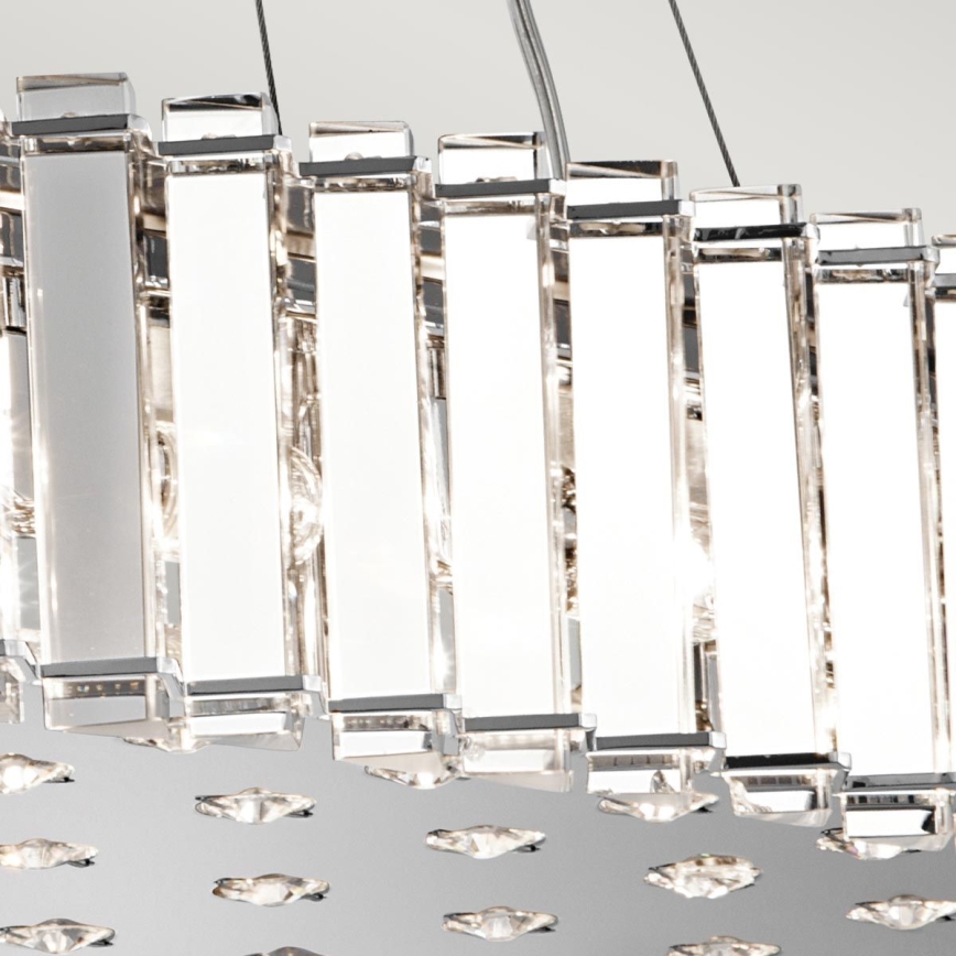 Kichler - LED Badkamerkroonluchter aan een koord CRYSTAL SKYE 12xG9/3W/230V IP44