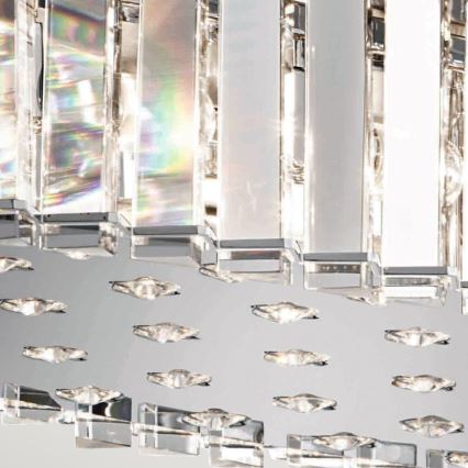 Kichler - LED Badkamerkroonluchter aan een koord CRYSTAL SKYE 12xG9/3W/230V IP44