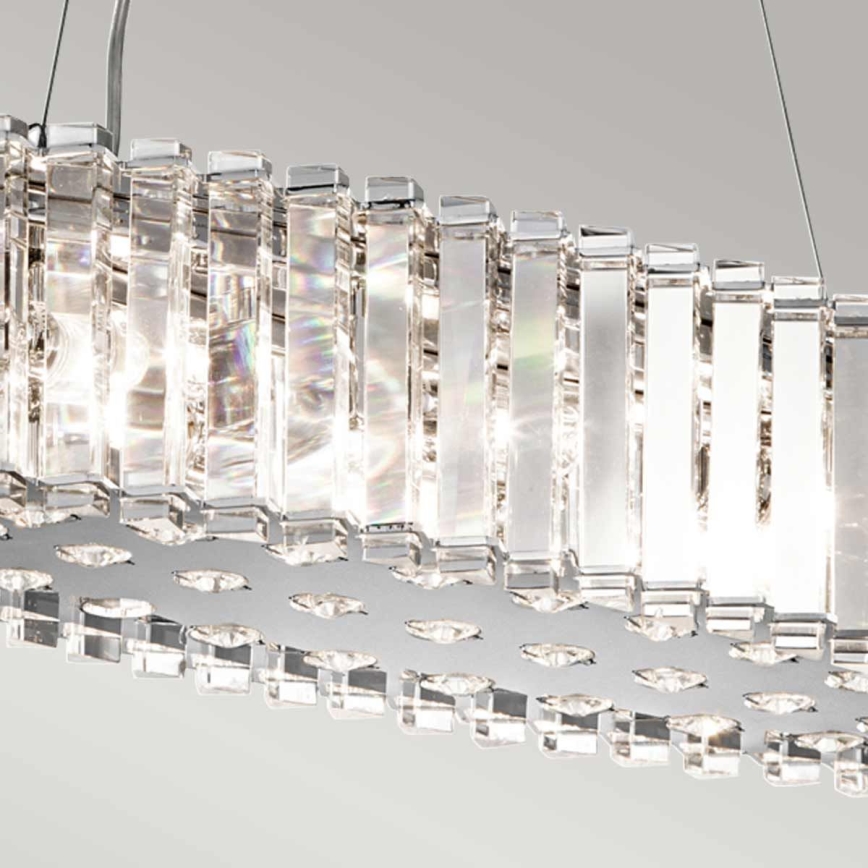 Kichler - LED Badkamerkroonluchter aan een koord CRYSTAL SKYE 8xG9/3W/230V IP44