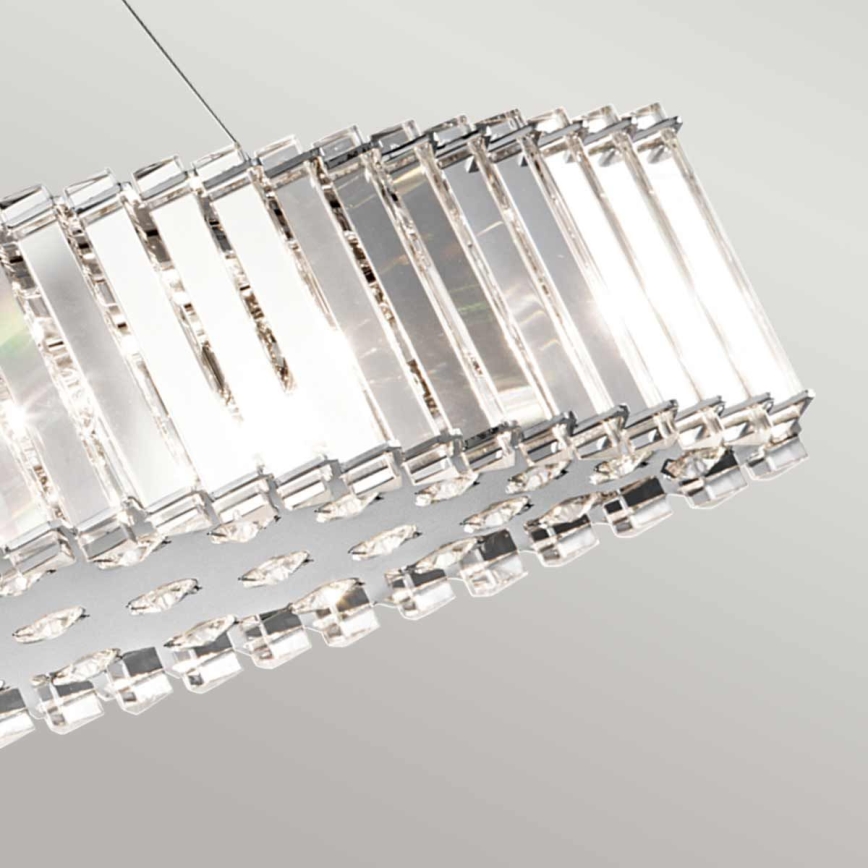 Kichler - LED Badkamerkroonluchter aan een koord CRYSTAL SKYE 8xG9/3W/230V IP44
