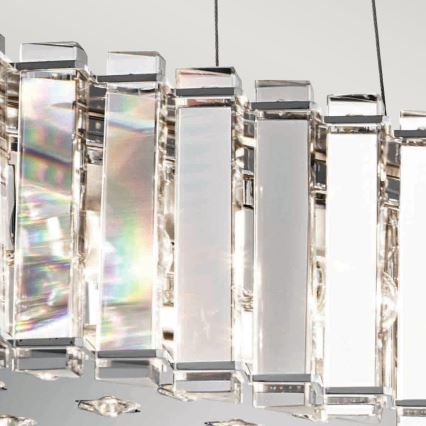 Kichler - LED Badkamerkroonluchter aan een koord CRYSTAL SKYE 8xG9/3W/230V IP44