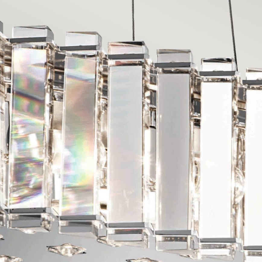 Kichler - LED Badkamerkroonluchter aan een koord CRYSTAL SKYE 8xG9/3W/230V IP44