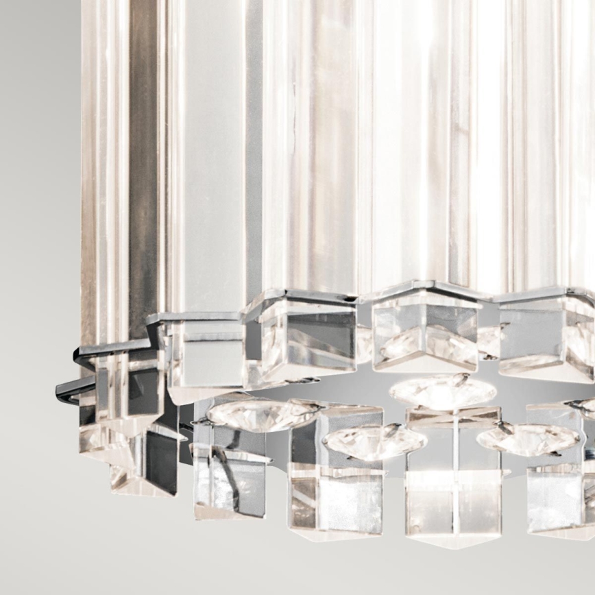 Kichler - LED Badkamerkroonluchter aan een koord CRYSTAL SKYE 2xG9/3W/230V IP44