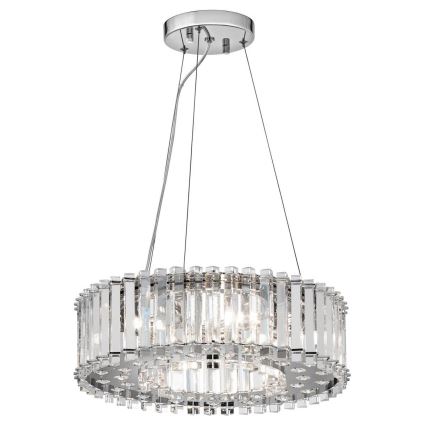 Kichler - LED Badkamerkroonluchter aan een koord CRYSTAL SKYE 6xG9/3W/230V IP44
