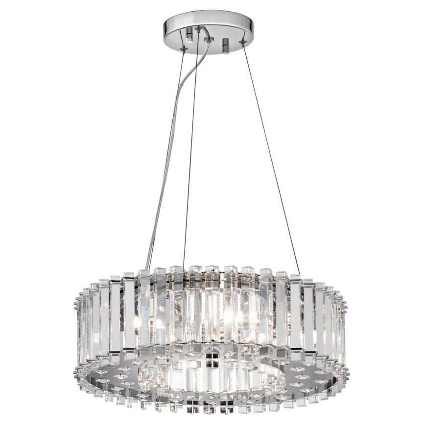 Kichler - LED Badkamerkroonluchter aan een koord CRYSTAL SKYE 6xG9/3W/230V IP44