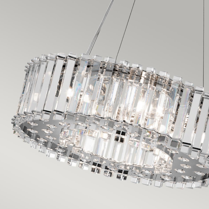 Kichler - LED Badkamerkroonluchter aan een koord CRYSTAL SKYE 6xG9/3W/230V IP44