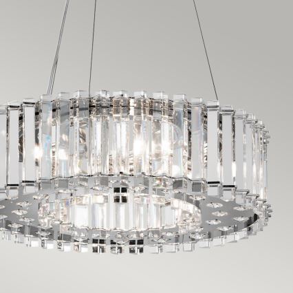 Kichler - LED Badkamerkroonluchter aan een koord CRYSTAL SKYE 6xG9/3W/230V IP44