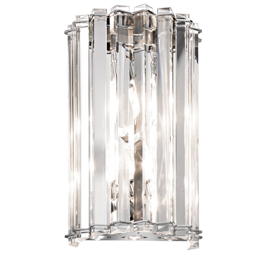 Kichler - LED Badkamerwandlamp CRYSTAL SKYE 2xG9/3W/230V IP44