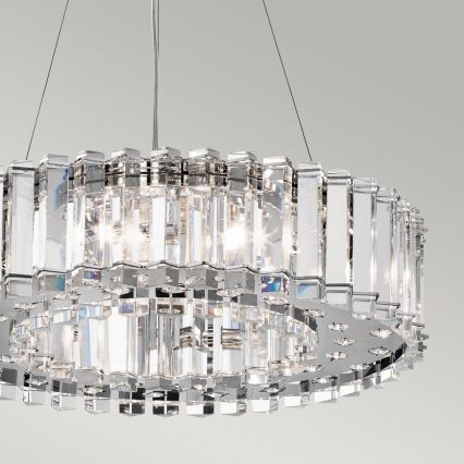Kichler - LED Badkamerkroonluchter aan een koord CRYSTAL SKYE 8xG9/3W/230V IP44