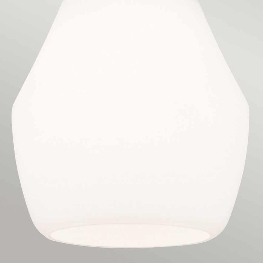 Kichler - Plafondlamp met stang DEELA 1xE27/60W/230V Ø 17,8 cm zwart