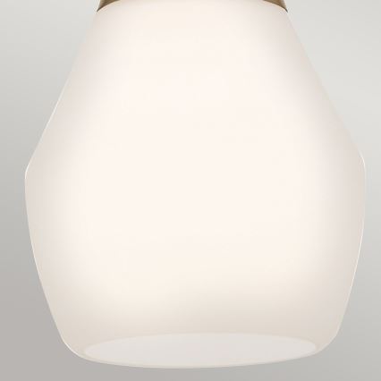 Kichler - Hanglamp met vaste pendel DEELA 1xE27/60W/230V diameter 17,8 cm messing