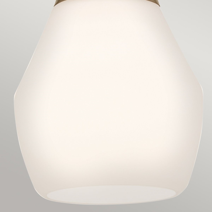 Kichler - Hanglamp met vaste pendel DEELA 1xE27/60W/230V diameter 17,8 cm messing