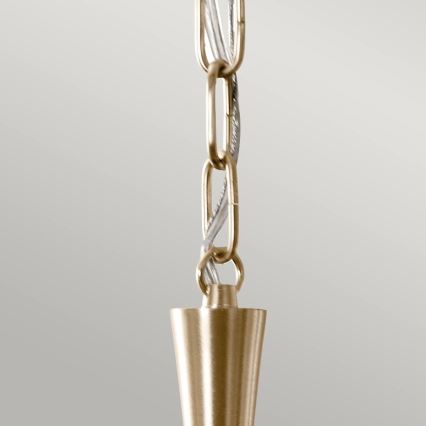 Kichler - Hanglamp aan een ketting DELAROSA 1xE27/60W/230V zwart/messing