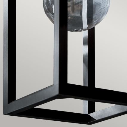 Kichler - Buitenwandlamp HONE M 1xE27/60W/230V IP44 zwart