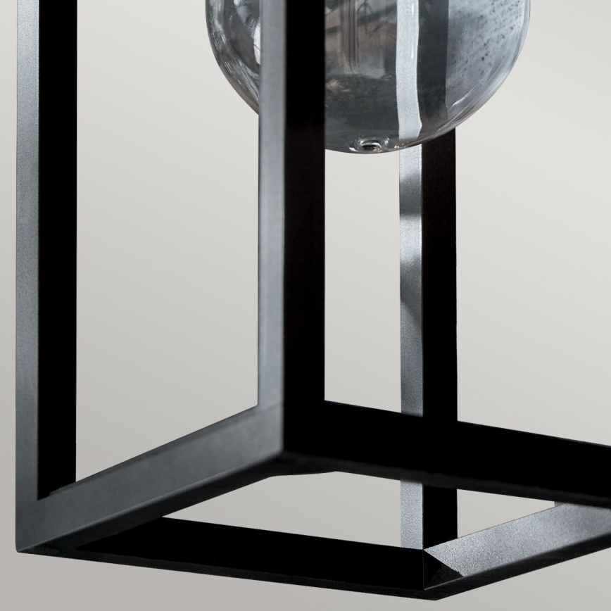 Kichler - Buitenwandlamp HONE S 1xE27/60W/230V IP44 zwart